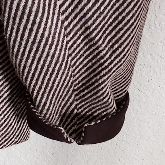 NEW Dressbarn Office Career Minimalist  Vacation Sz 14 Brown-Cream Colors HMBH - Picture 6 of 11